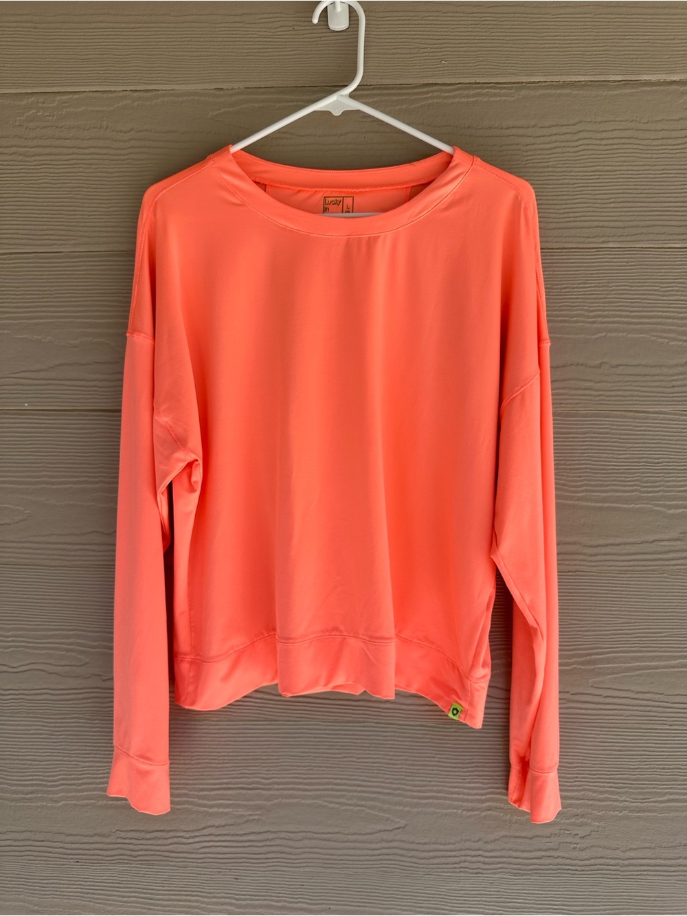 Lucky In Love Long Sleeve Top Blue Coral Tennis Pickleball Golf Lot of 2 Large - Picture 7 of 10